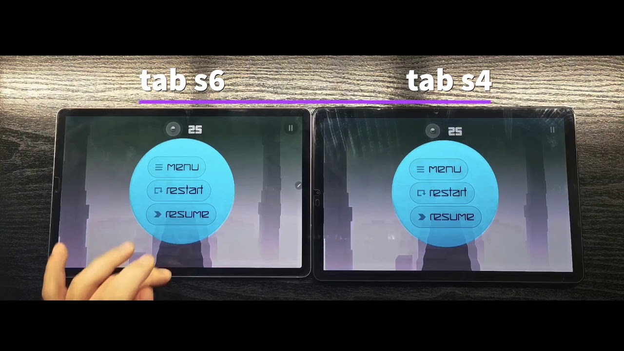 samsung galaxy tab s4 vs tab s6 quick comparison, app launch, benchmark, display