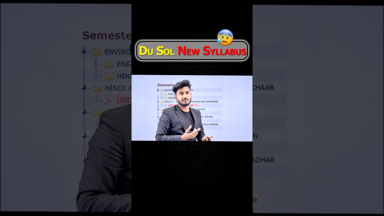 B.A 1st Semester New Syllabus 😰 #ba #manishverma