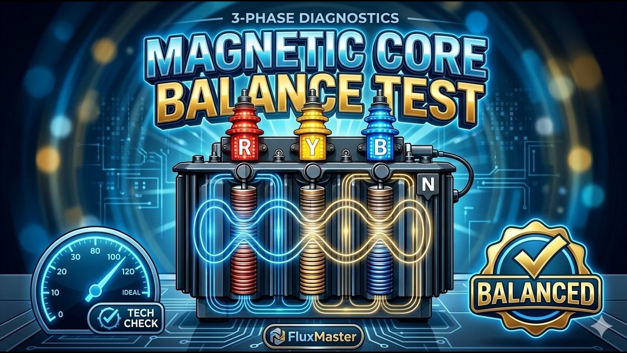 Magnetic Balance Test of Transformer | Transformer Testing in Hindi | MBT Test of Transformer |