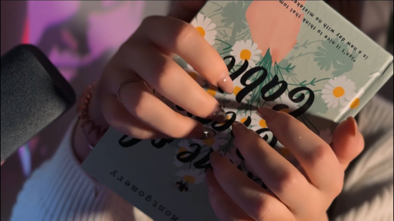 🎀ASMR Slow Book Tapping for Deep Sleep | Relaxing Book Sounds (No Talking)🤍