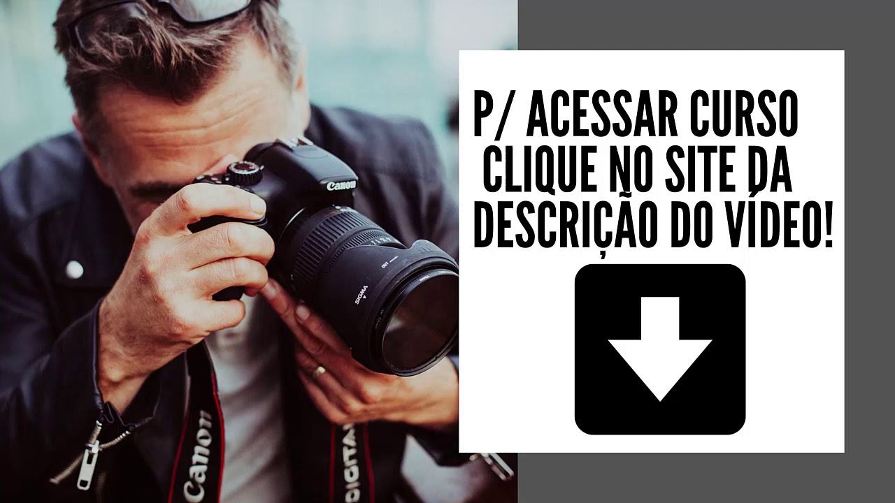 Curso Completo de Fotografia EAD Online com B&ocirc;nus Curso Lightroom e Photoshop