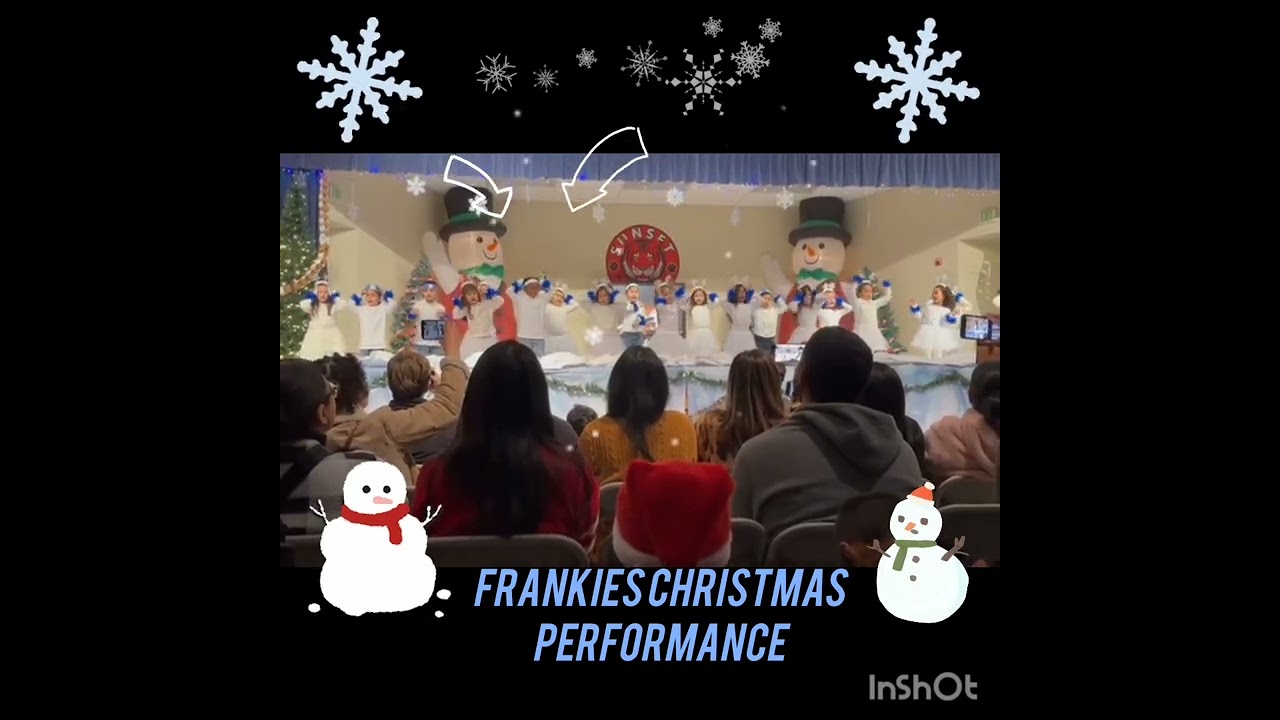 Frankies Christmas performance part 2