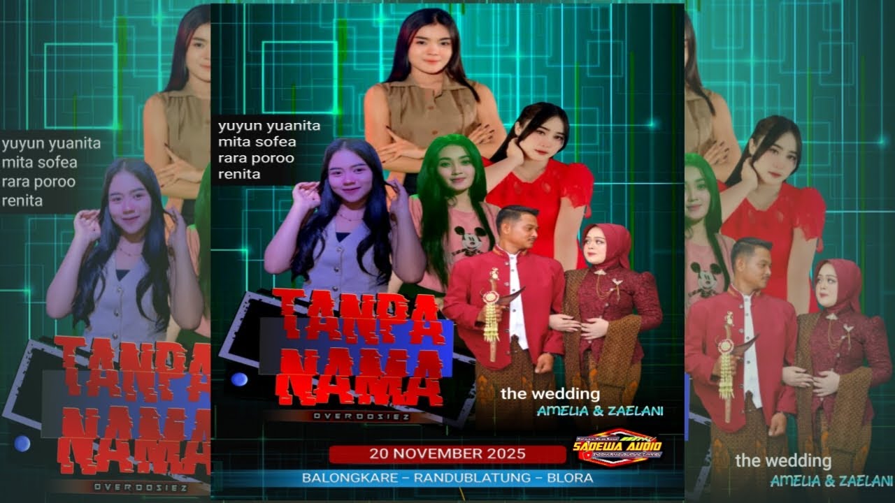 LIVE STEAMING TANPA NAMA _WEDING PARTY AMELIA & ZAELANI_BALONGKARE RANDUBLATUNG - SADEWA AUDIO
