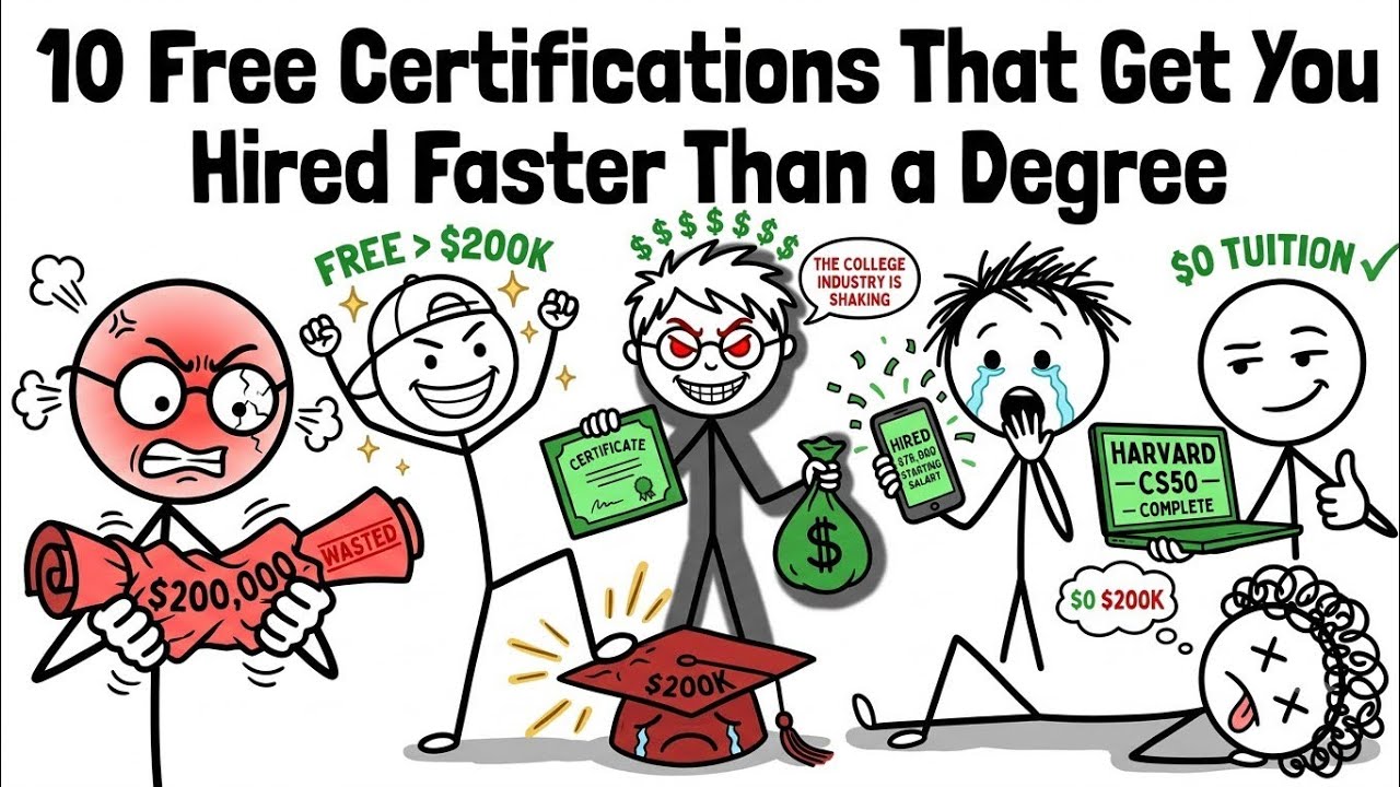 10 Free Certifications That Get You Hired Faster Than a Degree