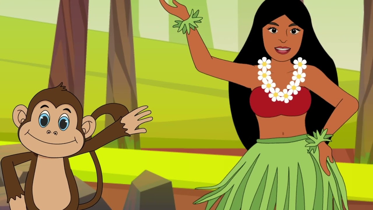 Pops & Beach Fly - Monkey Ate My Mango (Children&rsquo;s Cartoon Version - Music Video)