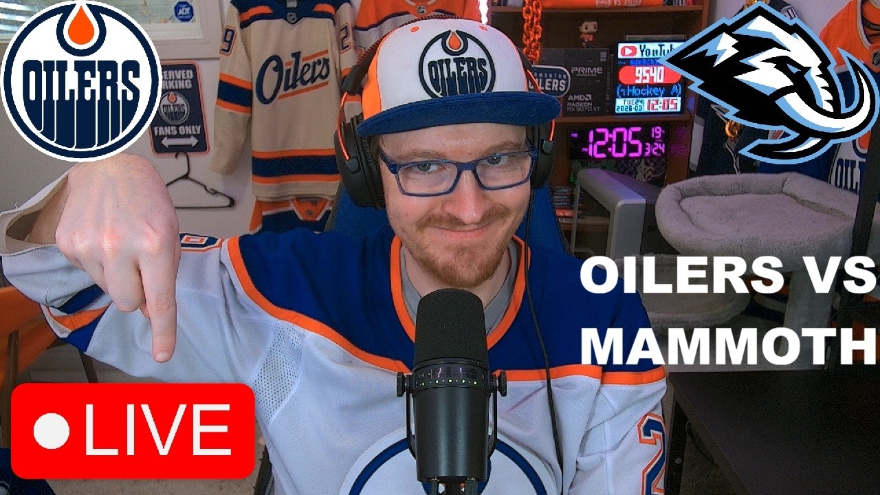 Edmonton Oilers vs Utah Mammoth LIVE | FAN REACTION & COMMENTARY