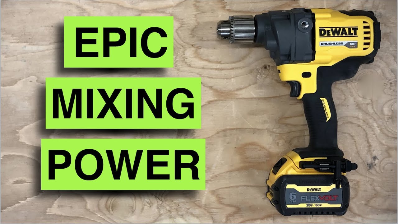 НОВЫЙ МИКСЕР-ДРЕЛЬ от Dewalt позволит вам смешать всё! Обзор миксера DCD130b