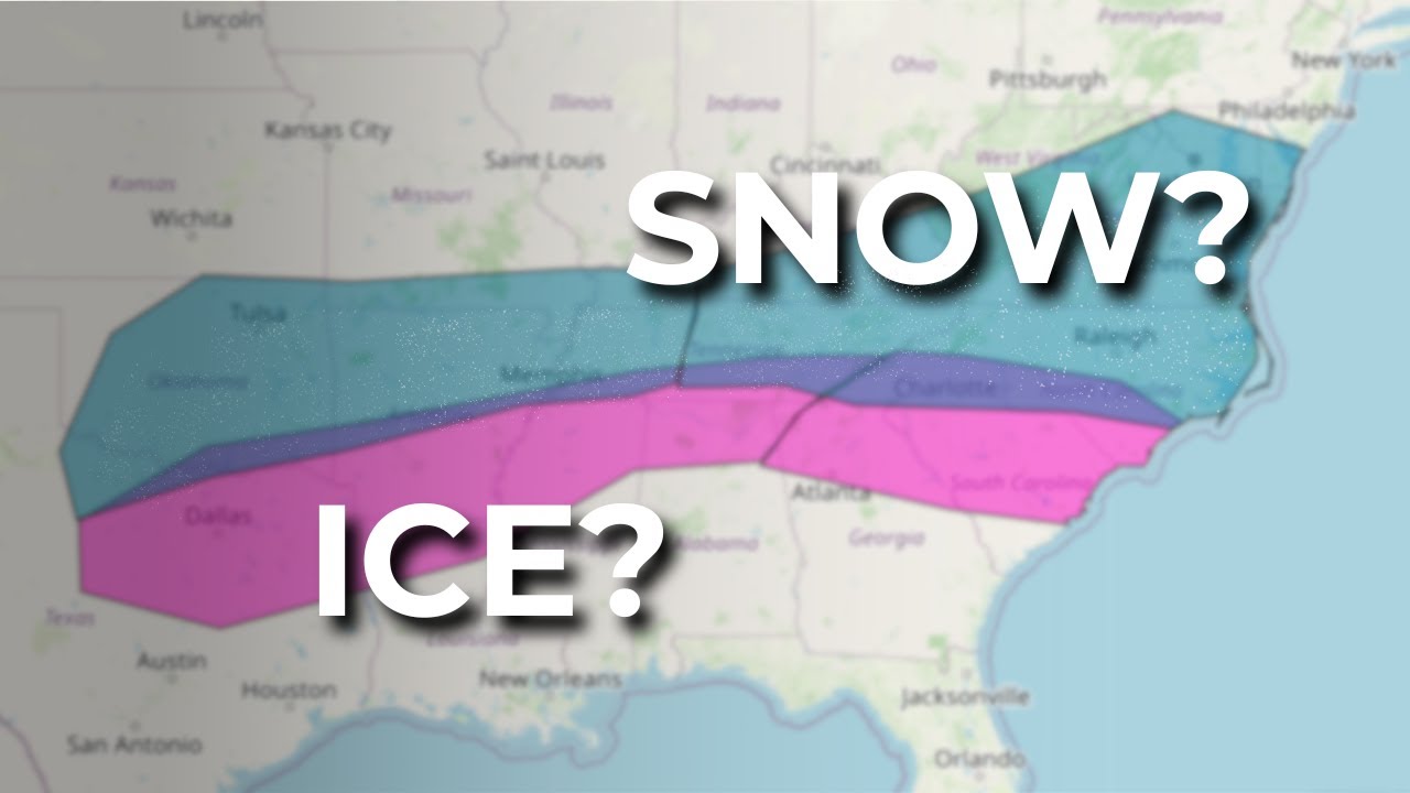 Major WINTER STORM Possible This Weekend for the South