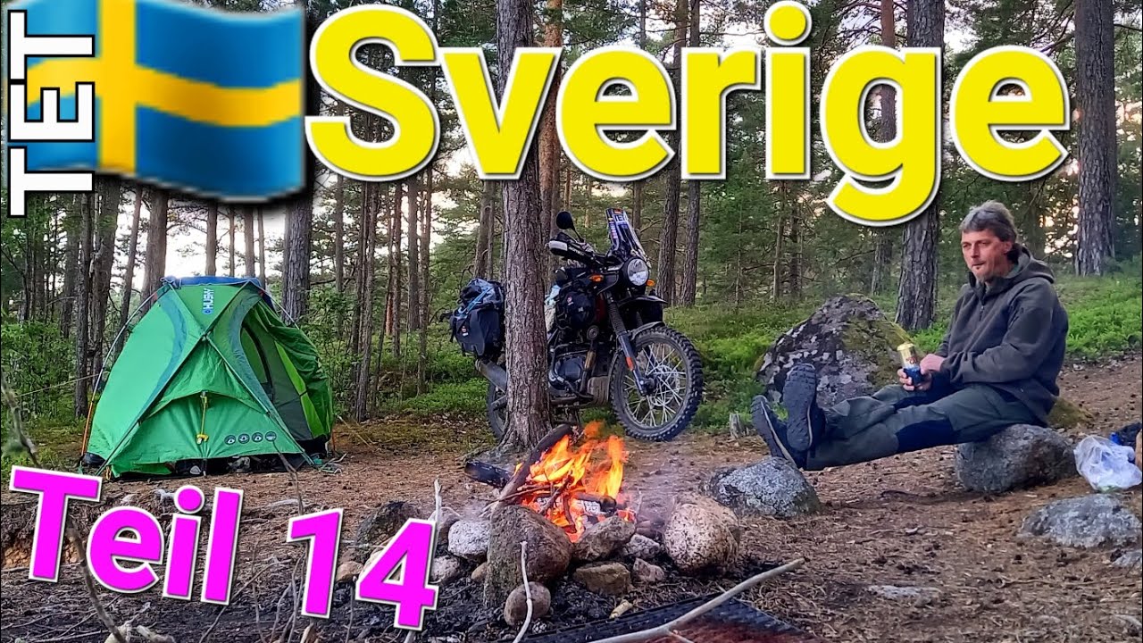 Der schönste Hotspot am TET Schweden 🇸🇪 Enduroabenteuer RE Himalayan 411 