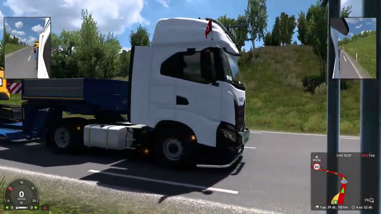 ets2de sizinle beraber tır sürüyoruz