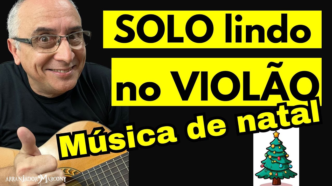 SOLO LINDO no Viol&atilde;o de M&uacute;sica de NATAL T&eacute;cnica de Mestre IMITANDO o som da HARPA #arranjadormarcony