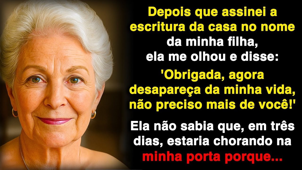 Transferi a casa para minha filha e ela disse: “Não preciso mais de você!” Mas 3 dias depois...