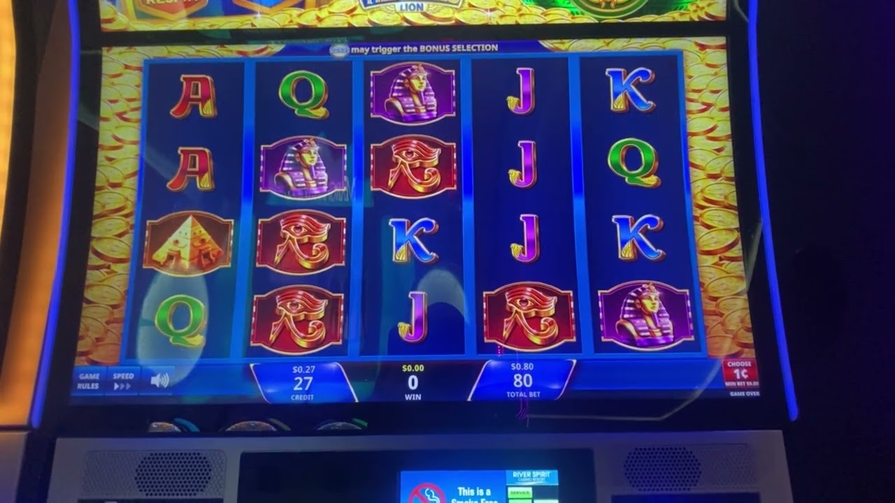 Mystical Treasures Lion no bonus. #Qs Slots #win or lose #River Spirit Casino Resort #oklahoma