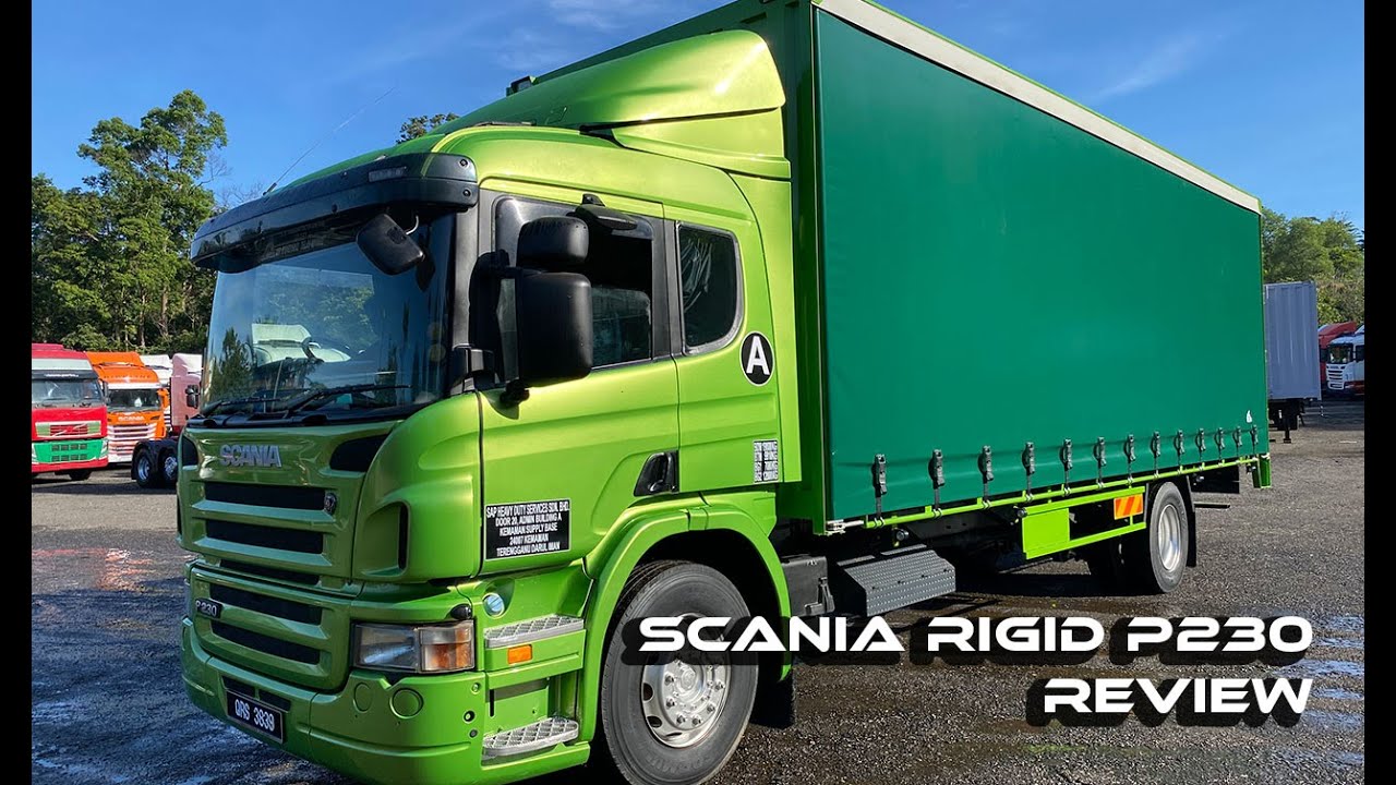 FULL REVIEW RIGID TRUCK : SCANIA P230 WITH CURTAIN SIDER