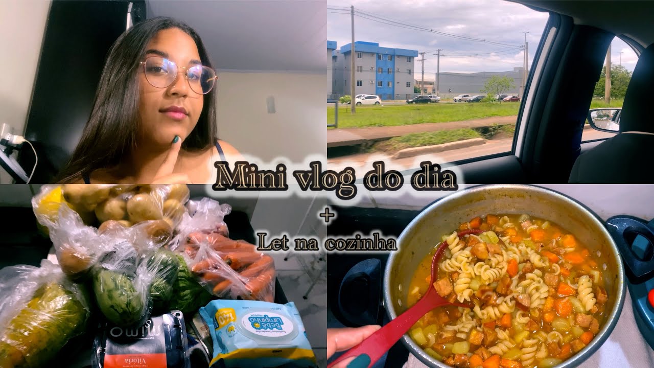 MINI VLOG DO MEU DIA| FIZ SOPA NO JANTAR