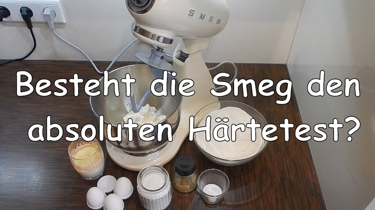 Pizza Teig | Quark Öl Teig mit Smeg SMF03 | Smeg im Härte Test