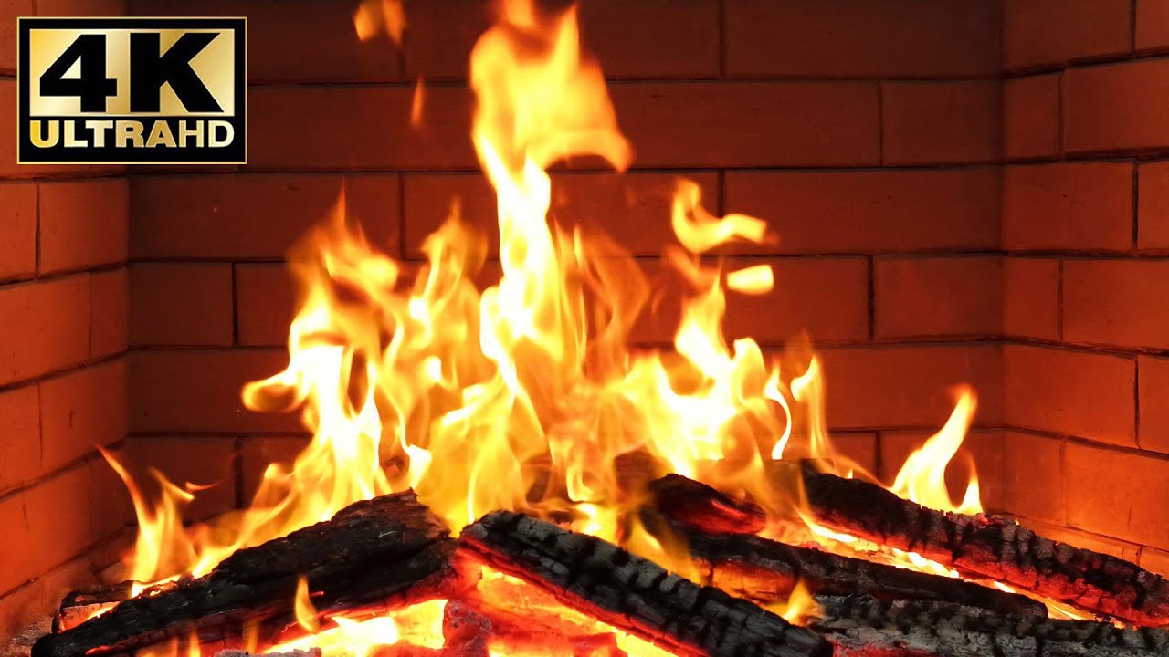 🔥 Cozy cabin fireplace sounds and falling snow. cozy fireplace sounds cozy summer fireplace ambience