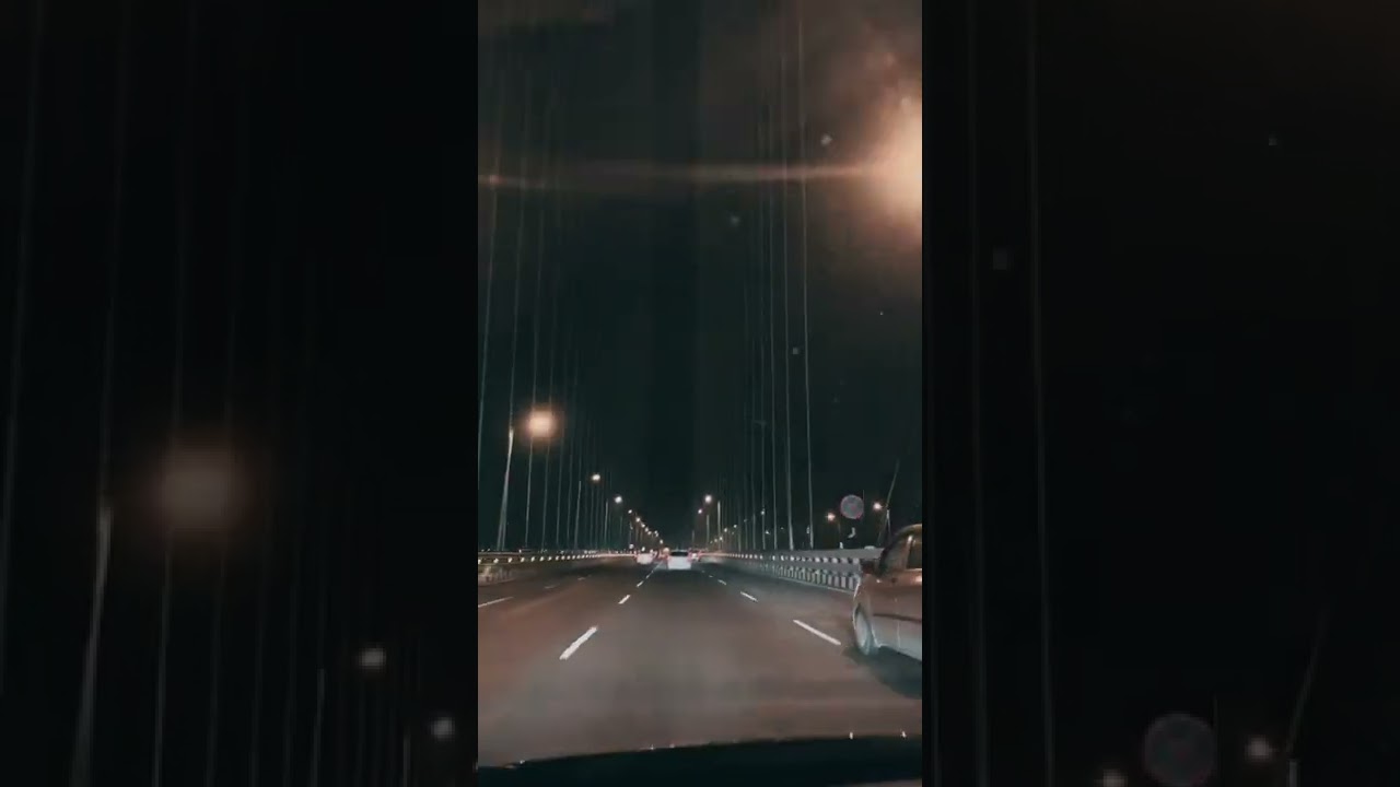 Let night drive | bridge drive #shorts