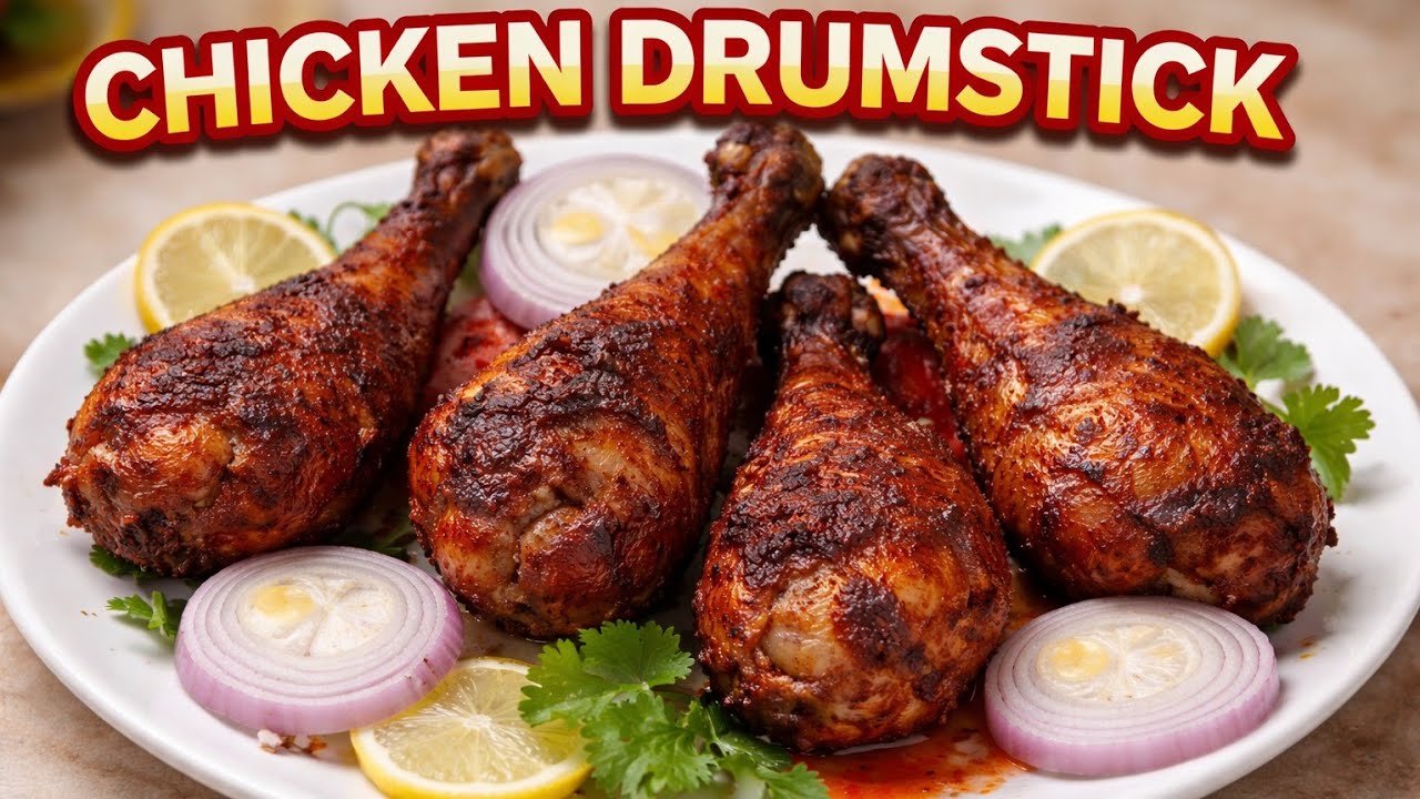 Easy Drumstick Recipe | Spicy & Juicy Leg Fry #dailycooking #chickenlovers #trending #foryou #food 