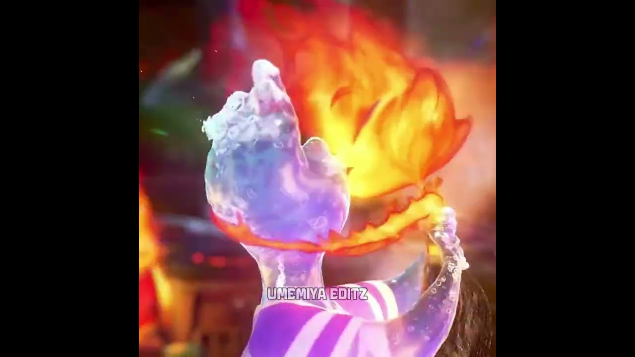 Wade and Ember beautiful kiss😍|| Elemental edit #fypシ゚viral #trending #elements #emberlumen #wade