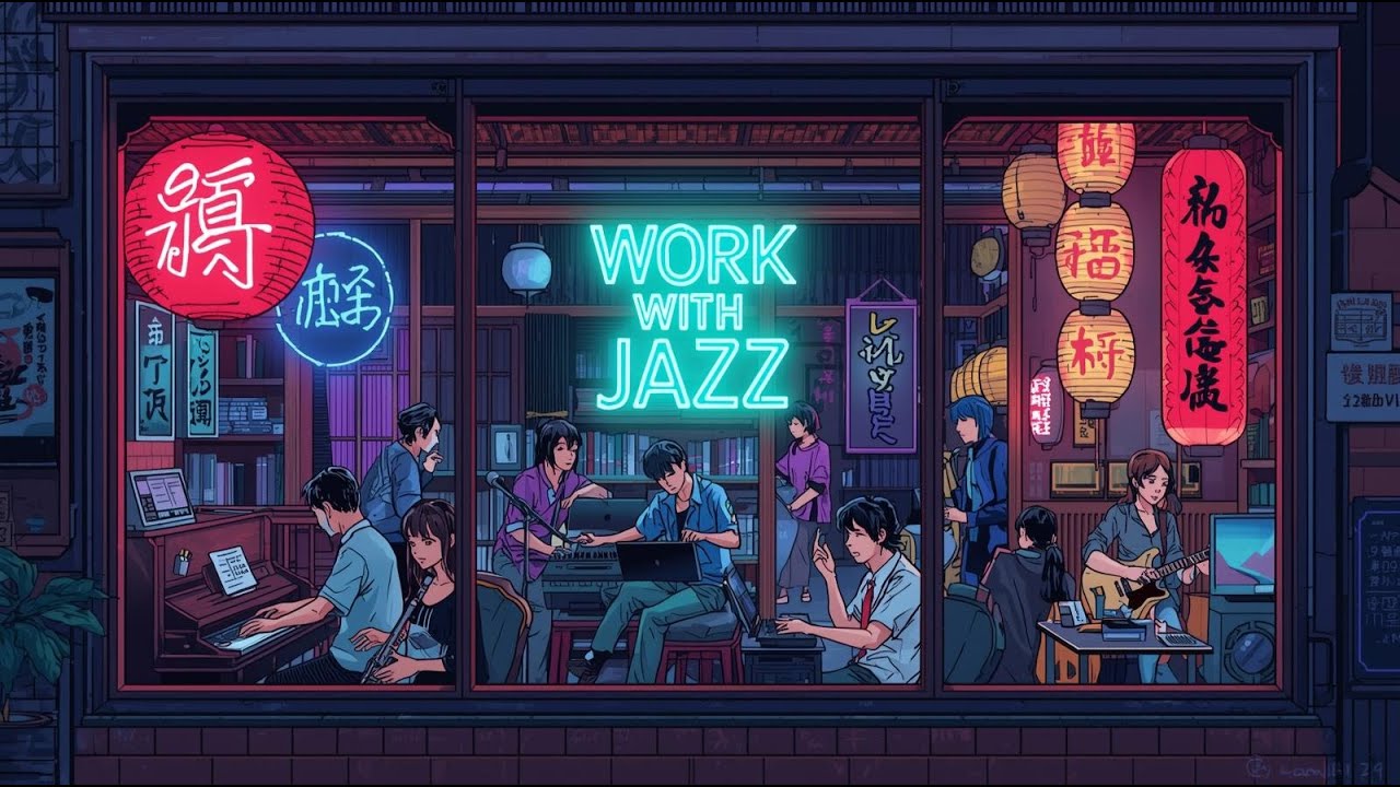 Work with Jazz in Tokyo | Classic Vinyl Beats for Focus & Productivity