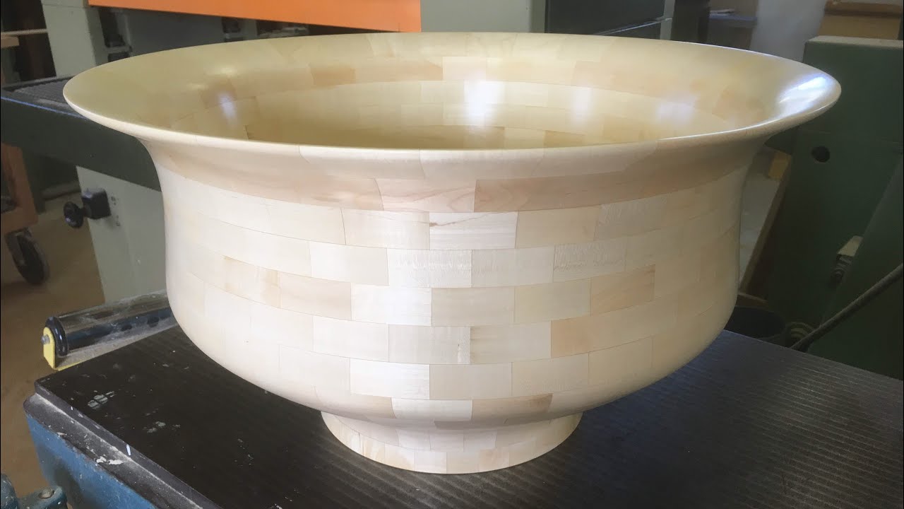 Segmented Maple Bowl | Segment Skål #14 | Woodturning
