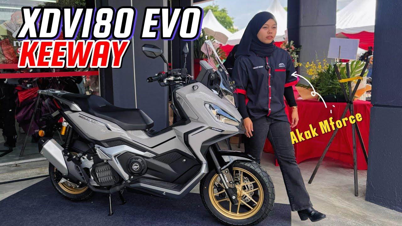 PERANG SKUTER ADVENTURE, 180 Cc BAWAH Rm10000 ! KEEWAY XDV180 EVO