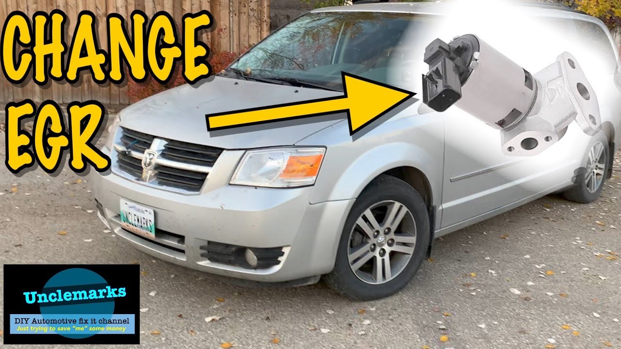 P0404 Как заменить клапан EGR на Grand Caravan и других автомобилях Chrysler Dodge (EP 258) VW Ro...