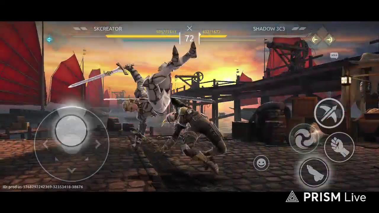 Fighting Game Live streaming of SK Creator 