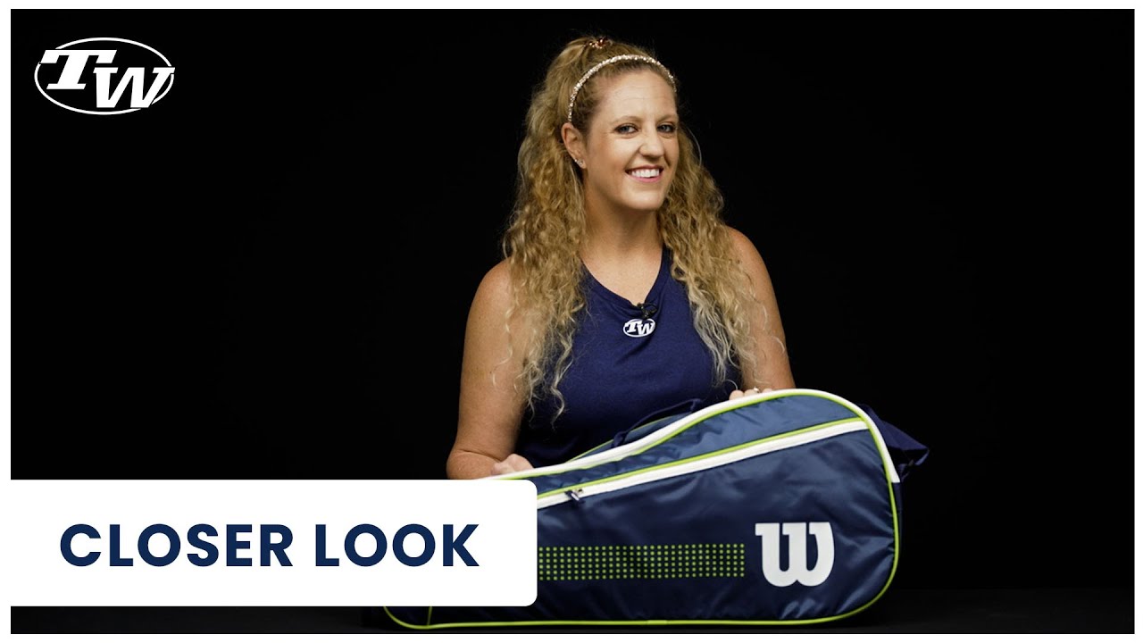 Take a Closer look at Wilson Junior 3 Pack Tennis Bag
