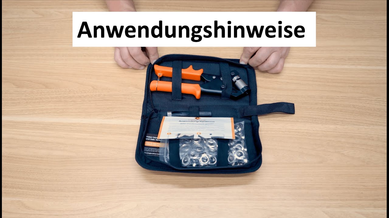CRAFTUS Ösenzange Alpha Anwendungshinweise