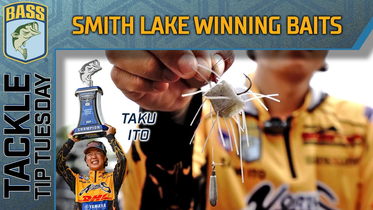 Taku Ito's winning baits from Smith Lake Bassmaster Elite Series event