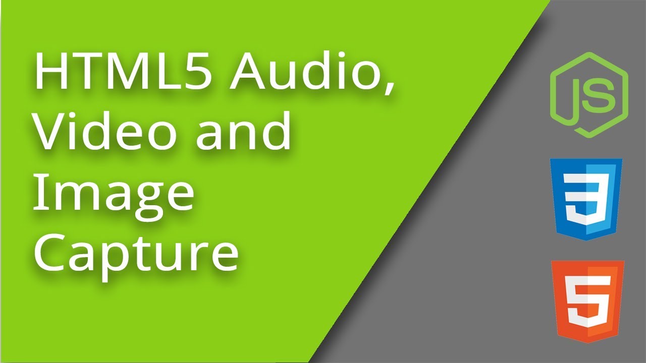 Capturing Media from HTML on Mobile Devices