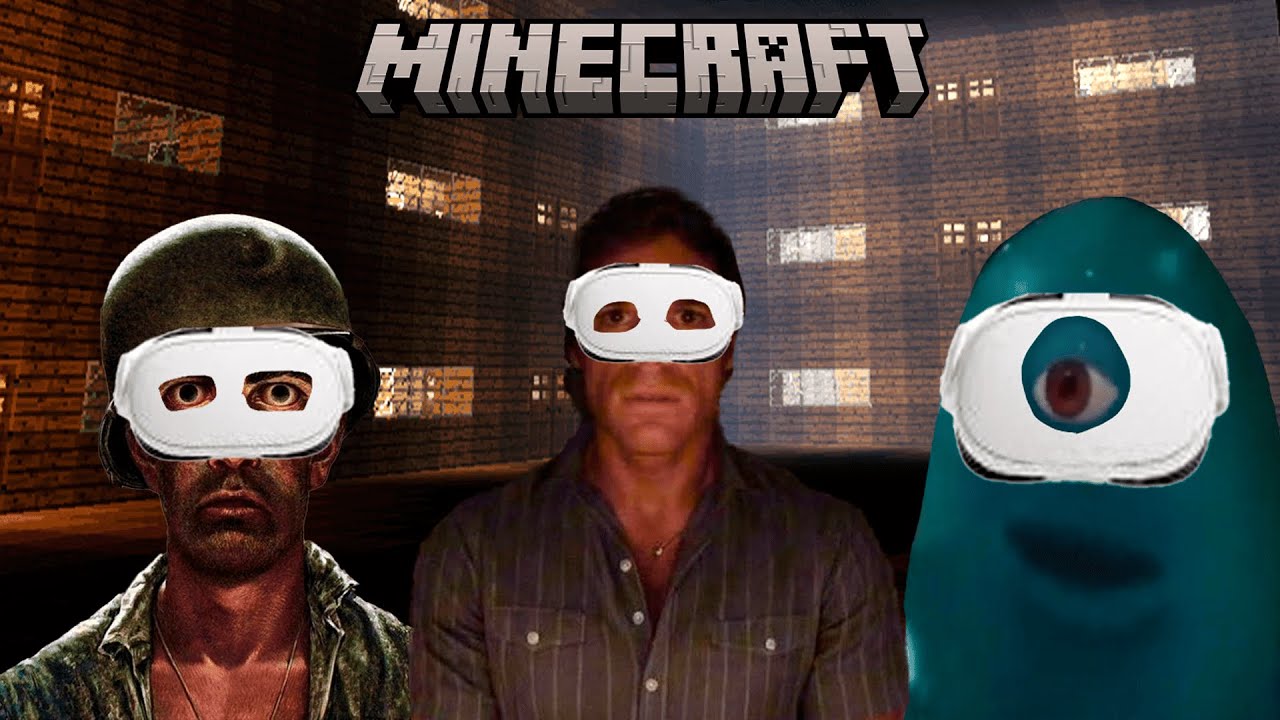 Угар, трэш и wonderland.jar: 3 дебила в VR Minecraft