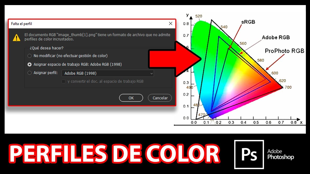Documento con Perfil de color RGB Incrustado en Photoshop 2021 🚫No LO ELIMINES SIN ENTENDER ESTO❗