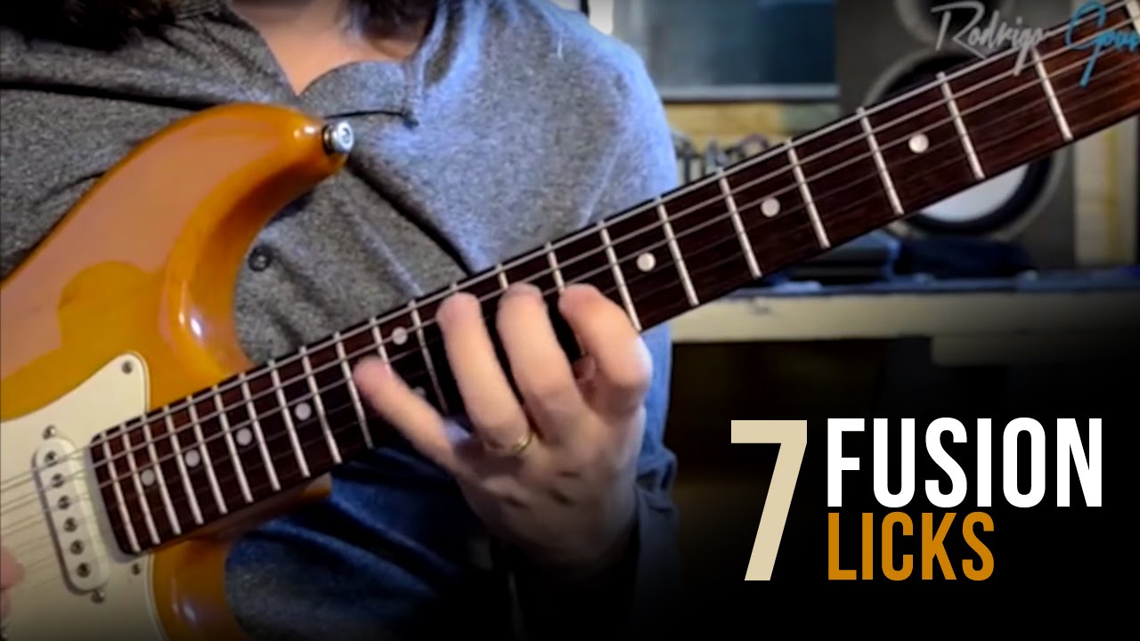7 Fusion Licks - Aula de guitarra com Rodrigo Gouveia