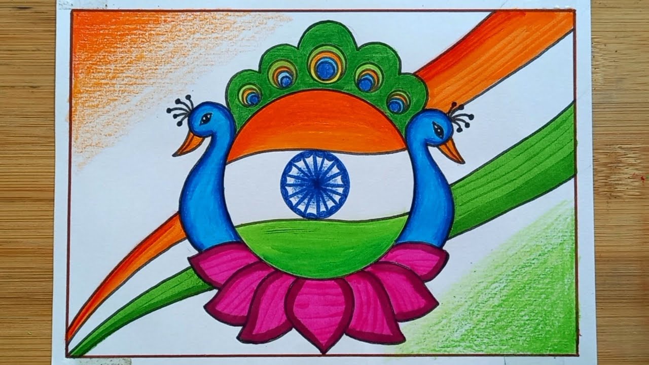 Independence Day Drawing/Happy Independence Day Drawing/How To Draw Independence Day Drawing Easy 