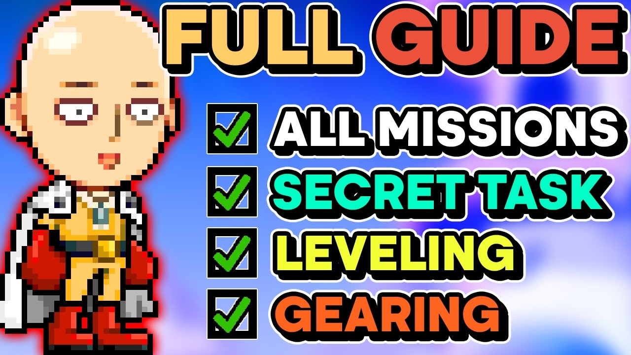MapleStory One Punch Man FULL GUIDE - Leveling, Missions, Gearing