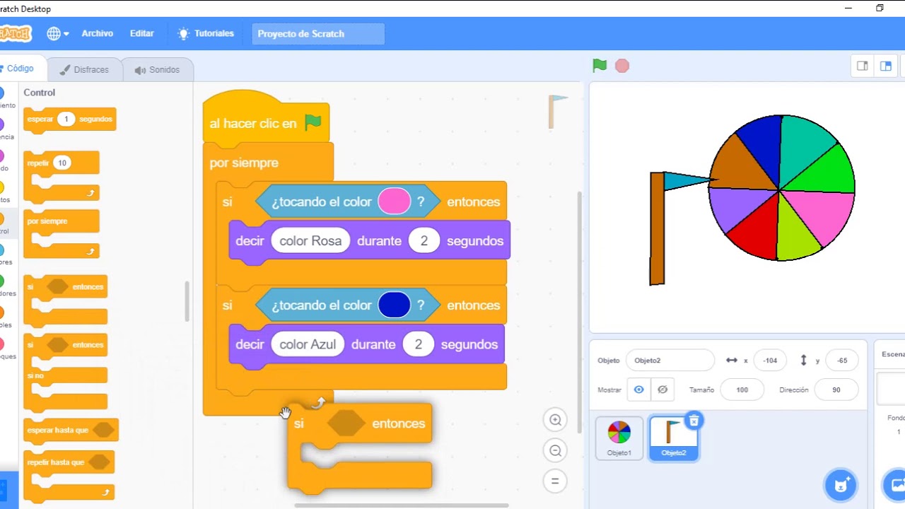 Ruleta de Premios en Scratch