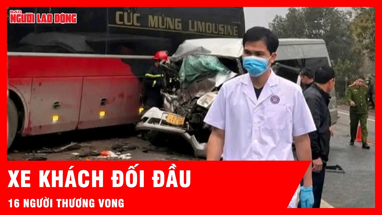 Hiện trường ngổn ngang sau vụ 2 xe khách đối đầu ở Lạng Sơn | Tin tức
