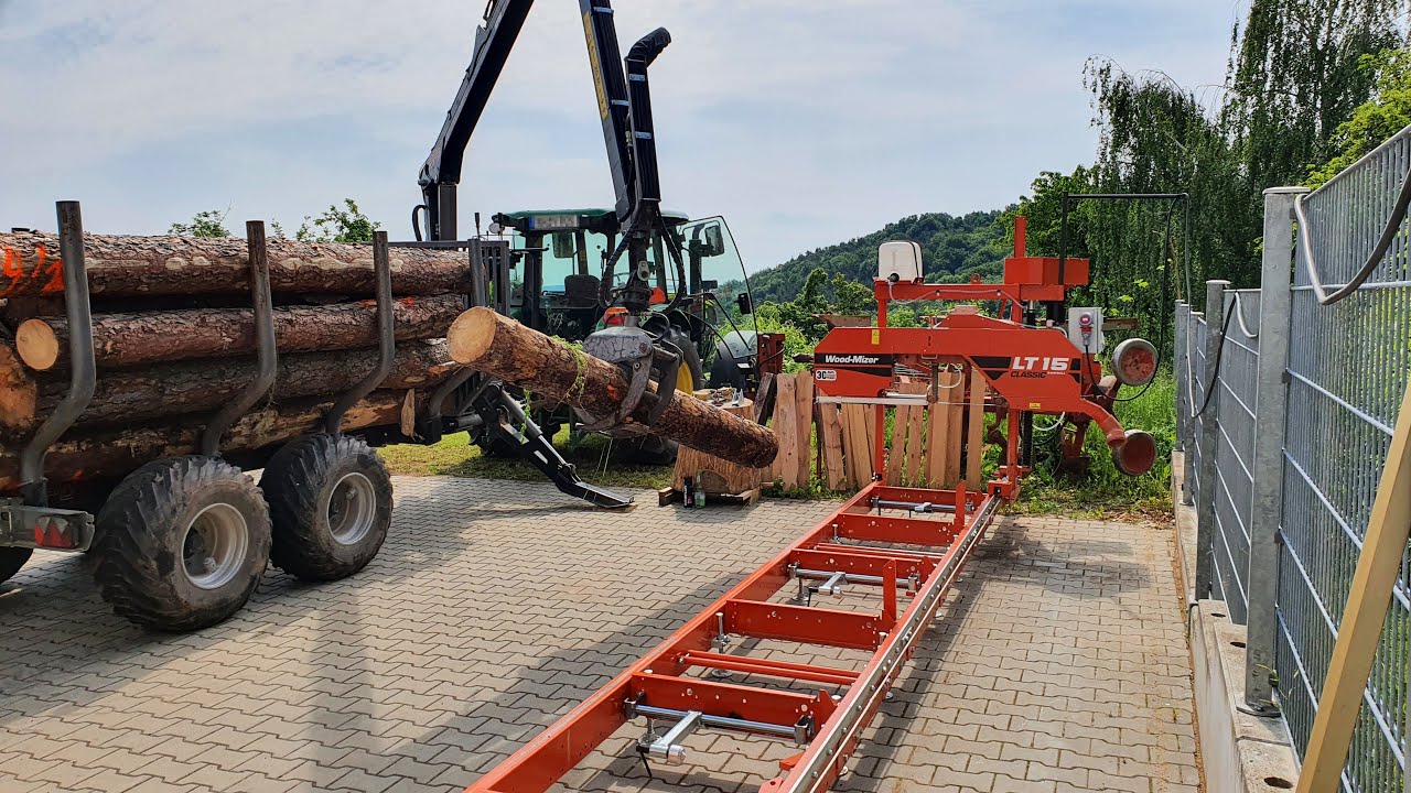 Mein Sägewerk geht in Betrieb, Wood-Mizer LT15