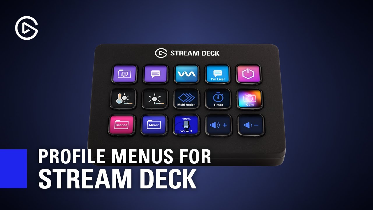 How to Use Profile Menus on Elgato Stream Deck