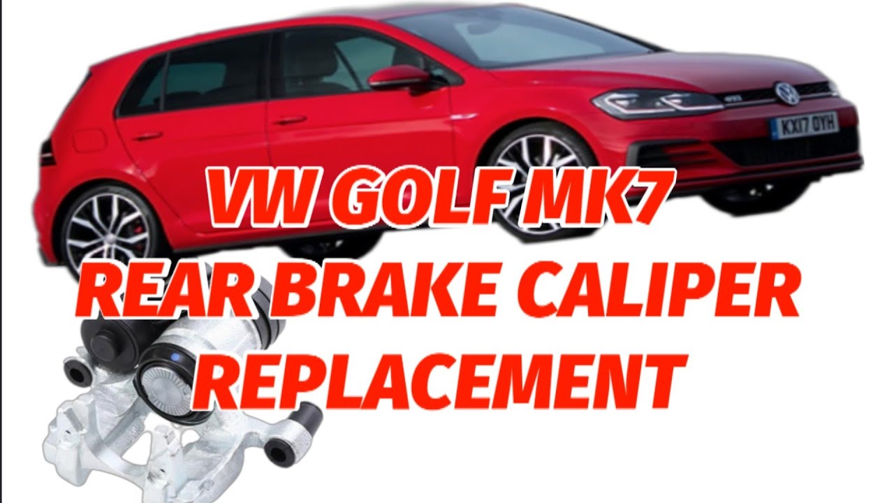 Замена заднего тормозного суппорта VW GOLF MK7