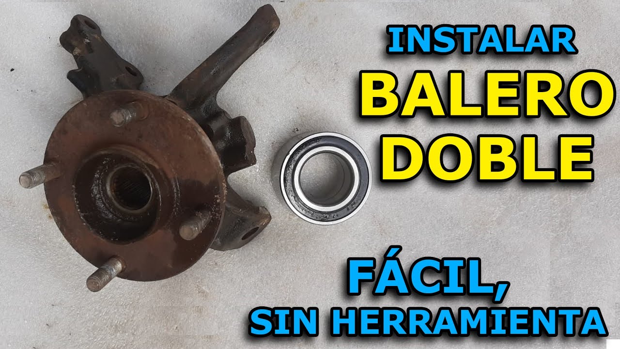 CAMBIAR BALERO DOBLE FÁCIL - SIN HERRAMIENTA - EASY WHEEL HUB BEARING INSTALL WITHOUT TOOL - SENTRA