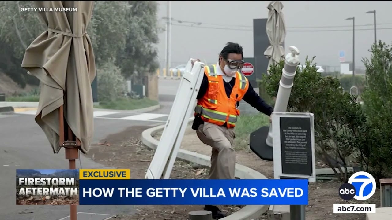 Getty Villa employees recount how they raced to save the museum from the Palisades Fire