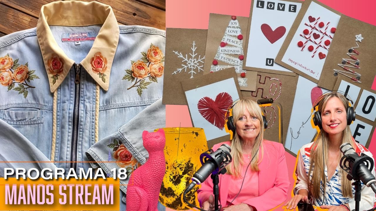 Manos Stream 2025 Programa 18 - Intervención Textil, Pintura en Aerosol, Scrapbooking  Pop up