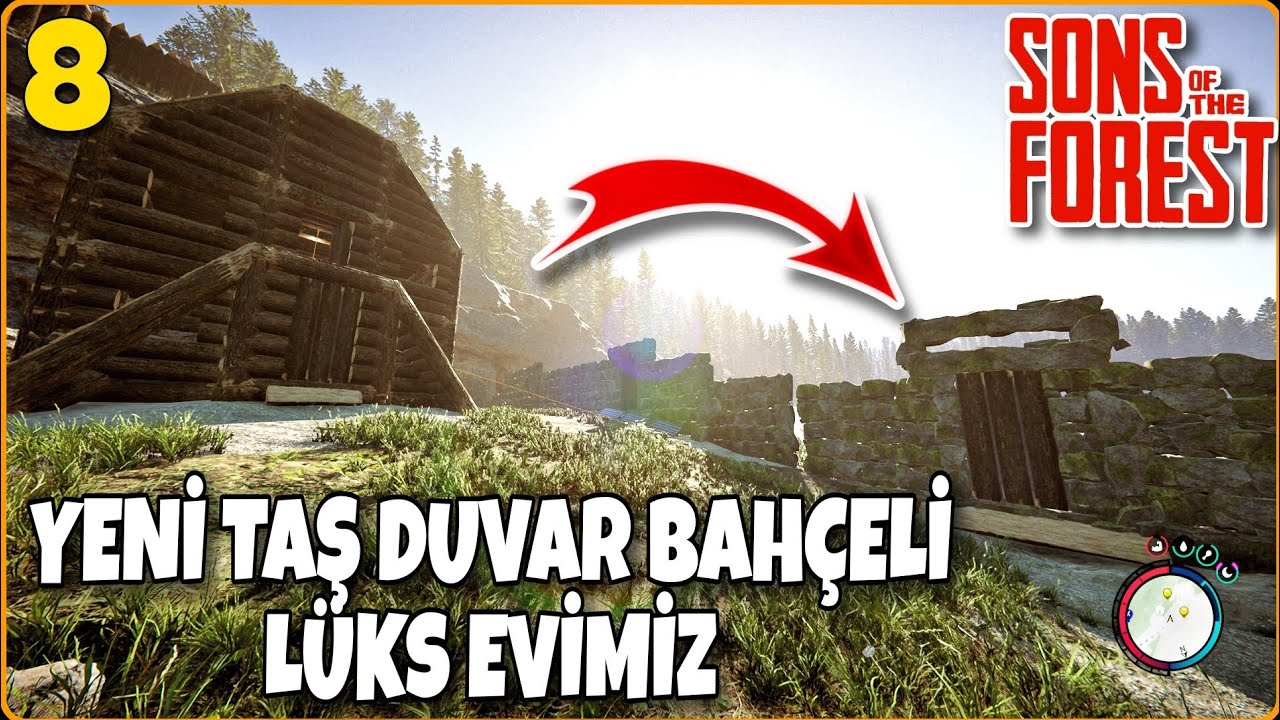 BU VİDEODA HERŞEY VAR/ MUHTEŞEM EV,YÜKSEK GÜVENLİK VE TEKNOLOJİK SİLAHLAR İLE KEŞİF #sonsoftheforest