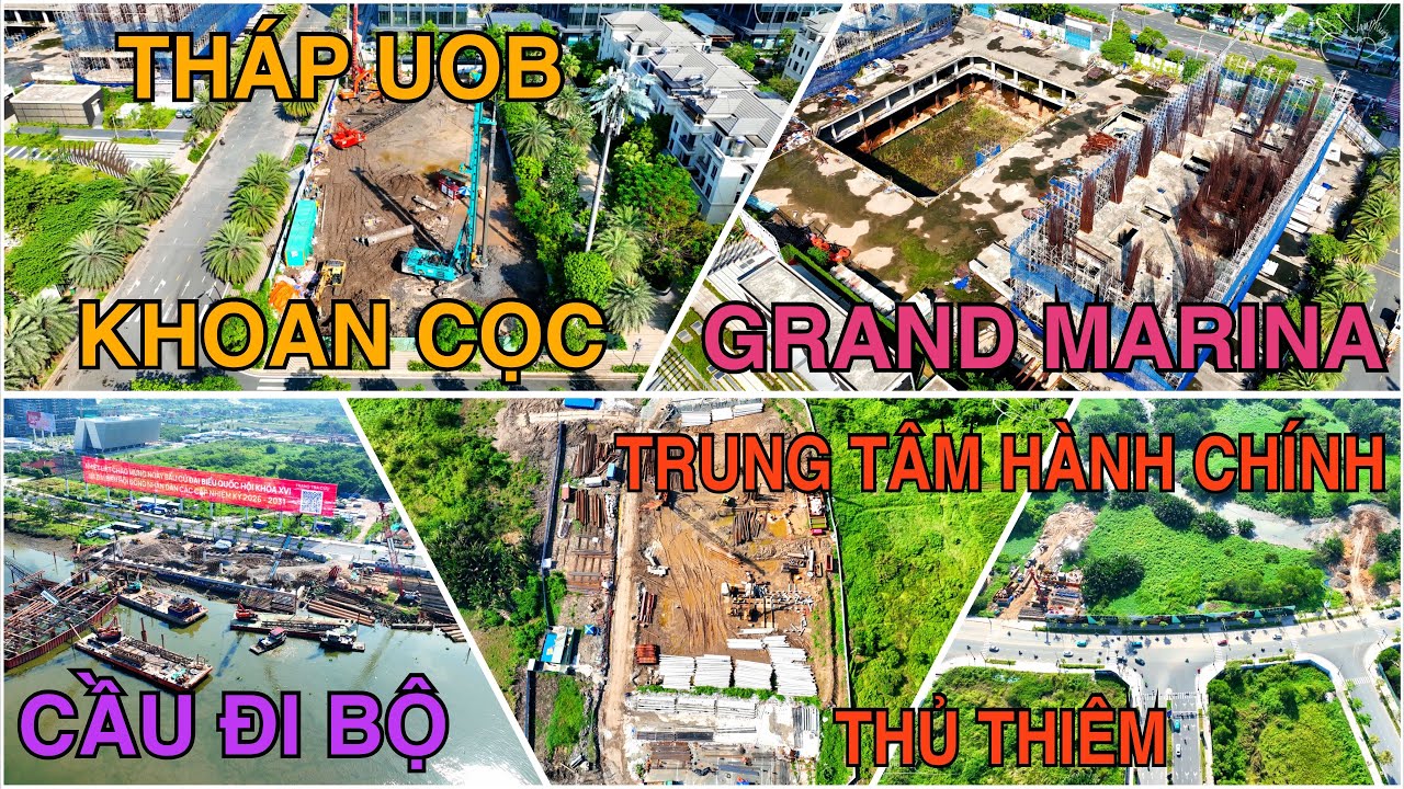 Cầu Đi Bộ Thủ Thiêm Sau 1 Năm Thi Công, San Lấp Mặt Bằng Xây Dựng Trung Tâm Hành Chính Thủ Thiêm