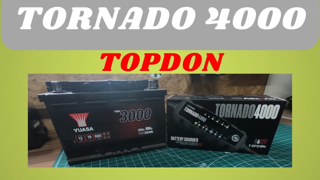 Topdon Tornado 4000 Battery Charger #topdon