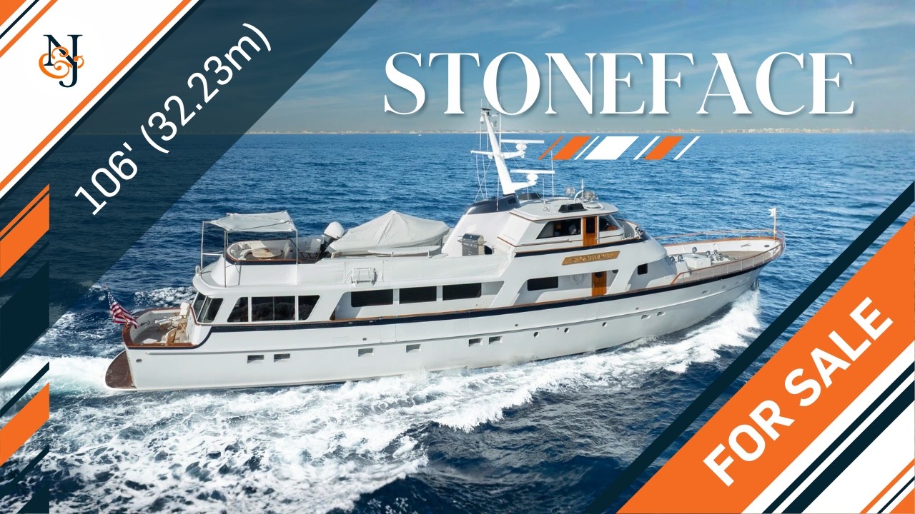 STONEFACE Yacht for Sale | 106’ Burger Motor Yacht